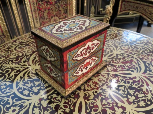 Napoléon III - Fragancy Box in Boulle marquetry Napoleon III period 19th