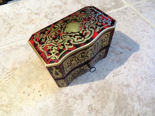 Fragancy Box in Boulle marquetry Napoleon III period 19th - Napoléon III