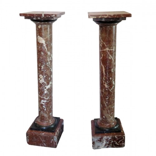pair of Column in Marble Napoleon III period