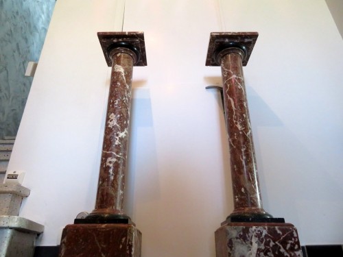 Decorative Objects  - pair of Column in Marble Napoleon III period