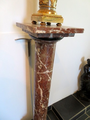 Napoléon III - pair of Column in Marble Napoleon III period