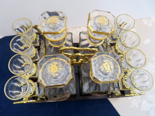 Decorative Objects  - Tantalus Box in Boulle marquetry Napoleon III period 19th