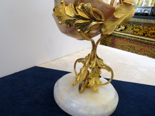 Shellfish and gilt bronze trinket dish Napoléon III 19th - Napoléon III
