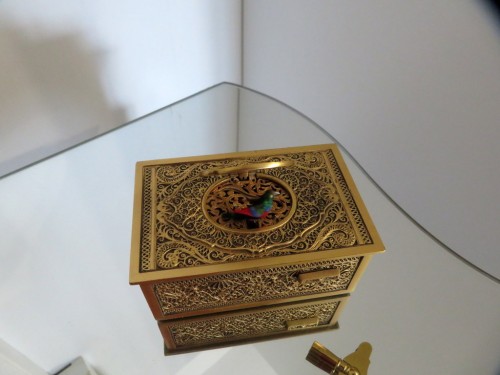 Art nouveau - Automaton singing Bird Music Box, attributed t Karl GRIESBAUM 