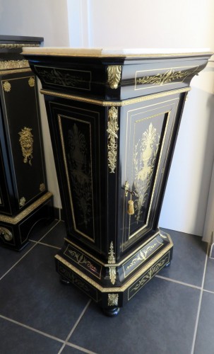  Cabinet in Boulle marquetry 19th Napoleon III period - 