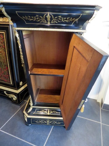  Cabinet in Boulle marquetry 19th Napoleon III period - Napoléon III