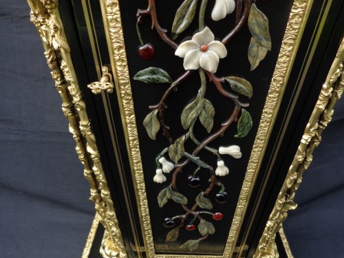 Napoléon III - Cabinet in Pietra Dura Boulle marquetry 19th Napoleon III period