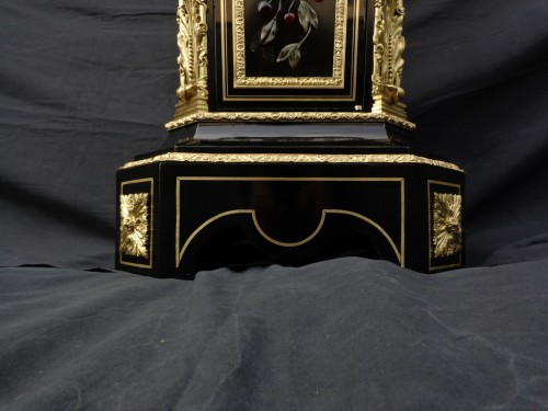 Antiquités - Gaine en marqueterie de pierre dure Boulle époque Napoléon III