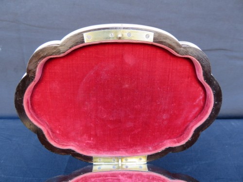 XIXe siècle - TAHAN Boite à Bijoux en marqueterie Boulle Epoque Napoléon III