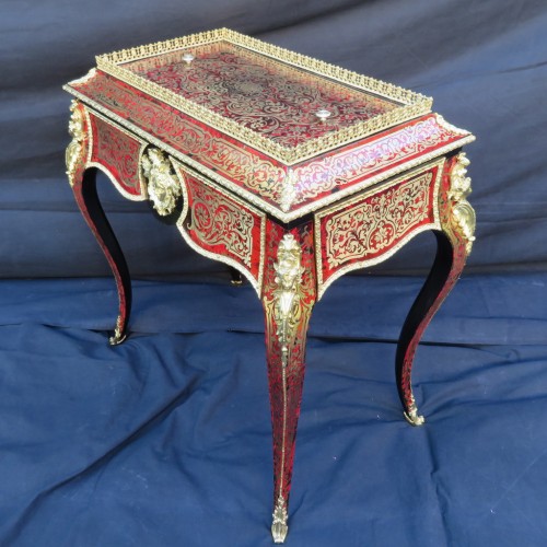  Table Planter in marquetry Boulle 19th Napoléon III period - Napoléon III