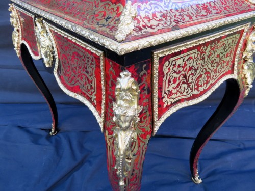 Napoléon III -  Table Planter in marquetry Boulle 19th Napoléon III period