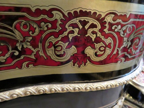 19th century -  Cabinet in Boulle marquetry 19th Napoléon III