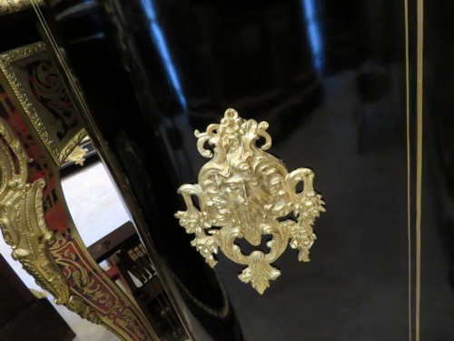 Meuble d'appui violoné en marqueterie Boulle époque Napoléon III - Napoléon III