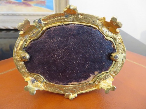 19th century - Jewelry Box bronze and Enamel 19th century Napoleon III period