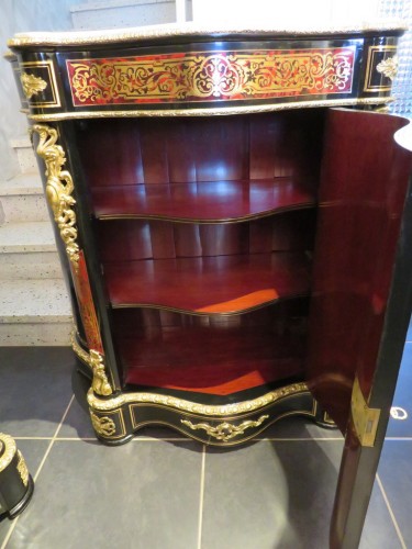  Cabinet in Boulle marquetry 19th Napoléon III Napoleon III period - 