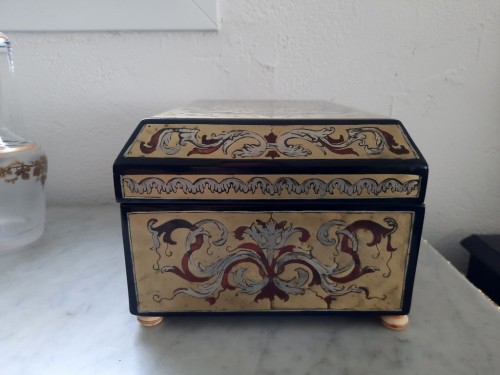Objects of Vertu  -  Jewelry Box in Boulle marquetry 18th century 