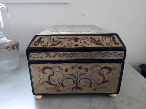  Jewelry Box in Boulle marquetry 18th century  - Louis XV