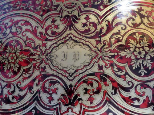 Little Table in Boulle marquetry 19th Napoleon III period - Napoléon III
