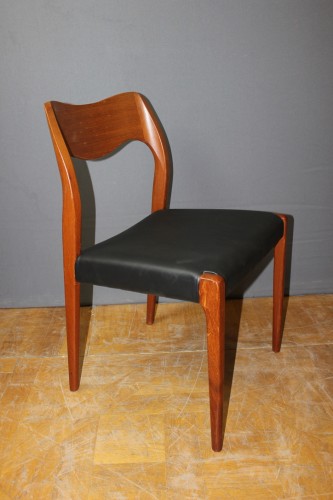 Sièges Chaise - Suite de six chaises scandinaves- Niels Otto Moller Vers 1960