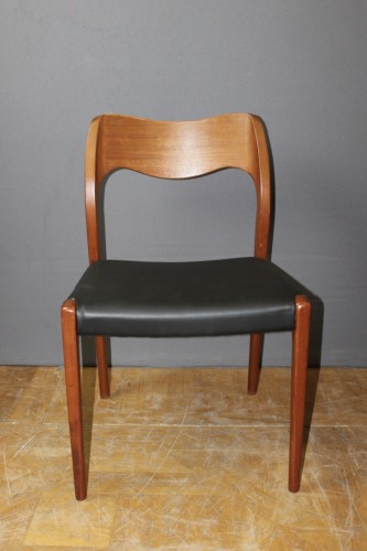 Antiquités - Suite de six chaises scandinaves- Niels Otto Moller Vers 1960