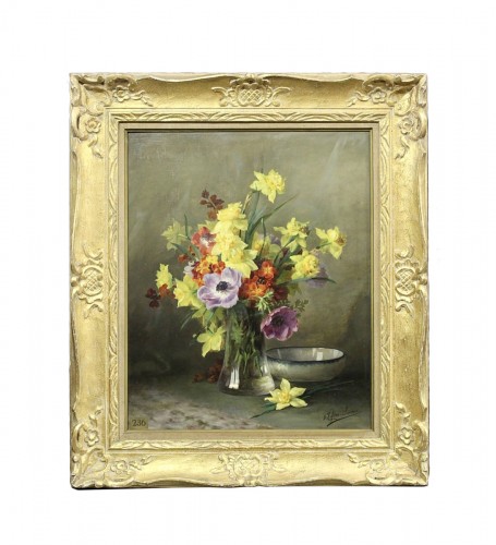 Bouquet de fleurs - Blanche Eglene Surieux (1884-1944)