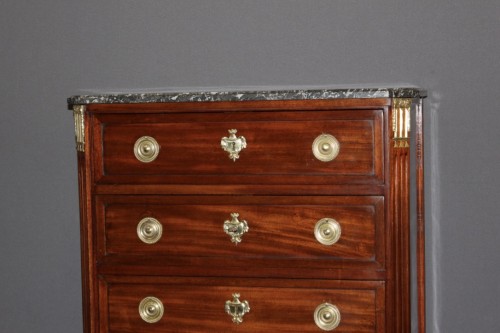 Mobilier Commode - Semainier Louis XVI en acajou