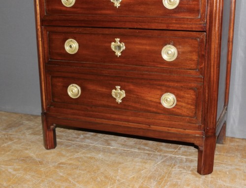 Louis XVI Semainier in mahogany - 