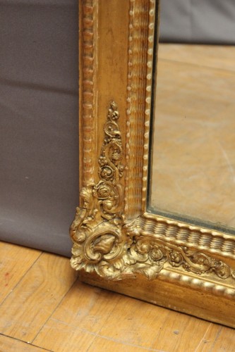Antiquités - Miroir doré Restauration