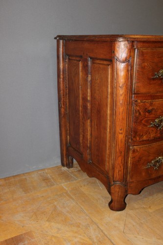 Antiquités - Louis XIV Commode in ash with curved front