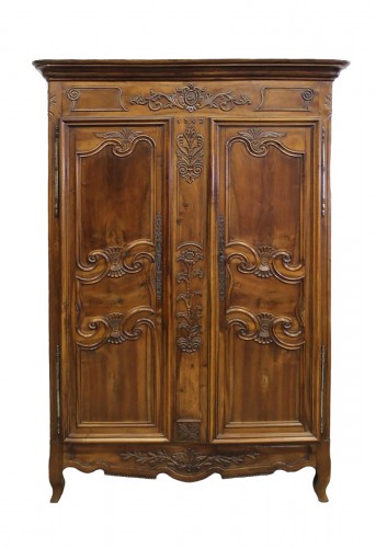 Armoire Bressane en noyer datée 1902