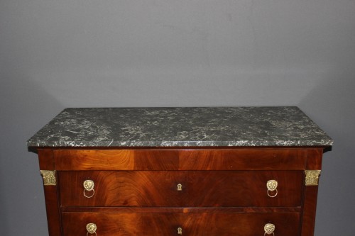 Commode d'époque Restauration en acaju - Mobilier Style Restauration - Charles X