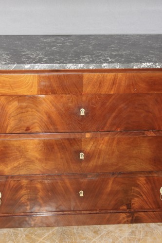 Commode d'époque Restauration en acaju - Antiquités Christophe Rochet