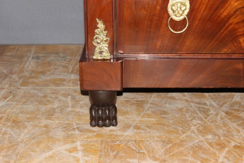 Commode d'époque Restauration en acaju - Restauration - Charles X