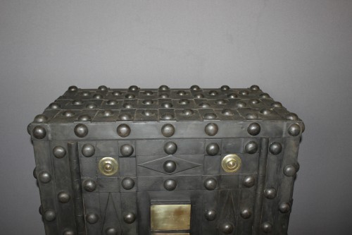 Coffre fort à clous début XIXe siècle - Mobilier Style Restauration - Charles X