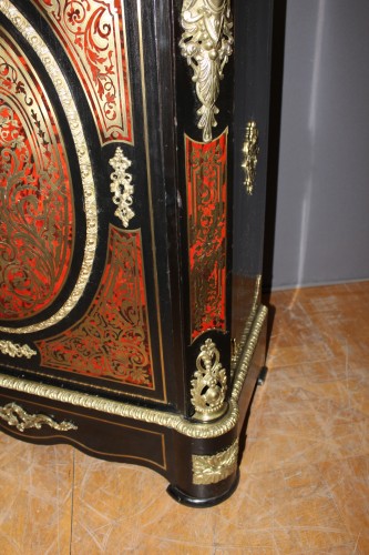 Napoléon III - Meuble d'appui Napoléon III en marqueterie Boulle