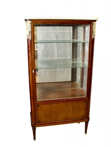 Vitrine en acajou