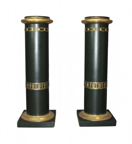 Paire de colonnes fin XIXe