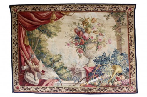 Retour de chasse - Tapisserie d'Aubusson d'époque Napoléon III 