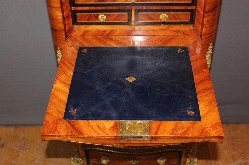 Secrétaire Napoléon III en marqueterie et bronze - Napoléon III