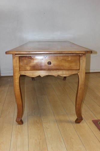 Table de ferme de en merisier milieu du XIXe siècle - Louis-Philippe