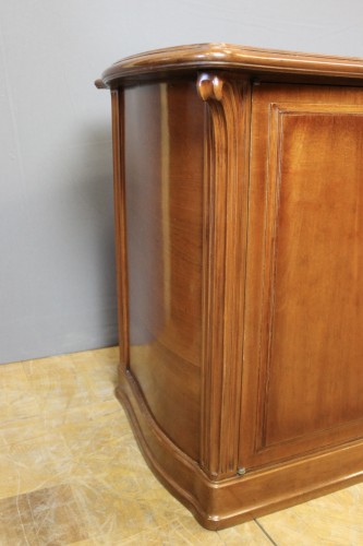 XXe siècle - Bureau Plat Art Nouveau en Acajou signé Emile Gallé
