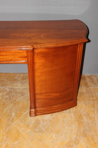 Bureau Plat Art Nouveau en Acajou signé Emile Gallé - Art nouveau