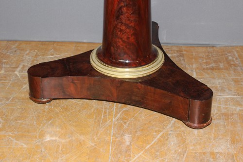Guéridon d'époque Empire en acajou et bronze doré - Mobilier Style Empire