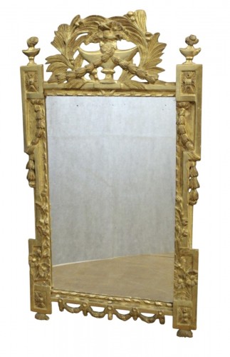 Miroir Louis XVI en bois doré