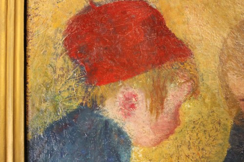 Les enfants aux ballons par Vilma Vrbova Kotrbova (1905-1993) - Années 50-60