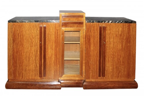 Enfilade d'époque Art Déco en acajou attribué à André Sornay vers 1930