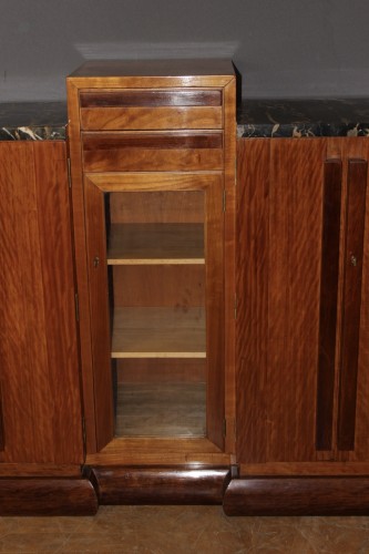 Mobilier Buffet - Enfilade d'époque Art Déco en acajou attribué à André Sornay vers 1930