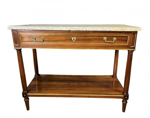 Console d'époque Directoire en noyer