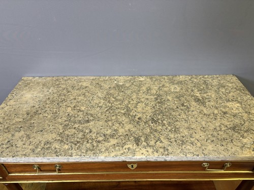 Antiquités - Console d'époque Directoire en noyer