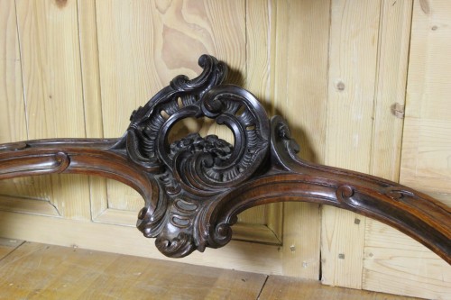 Console en noyer fin XIXe - Napoléon III